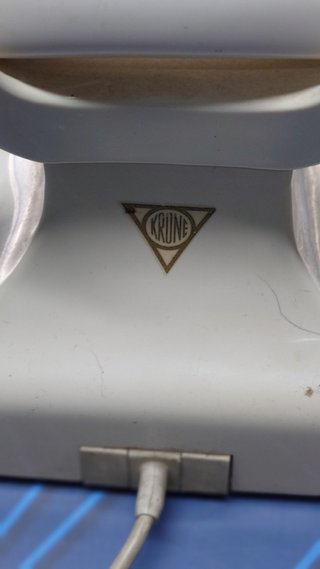 Teléfono Krone 1960 Alemania Baquelita Beige