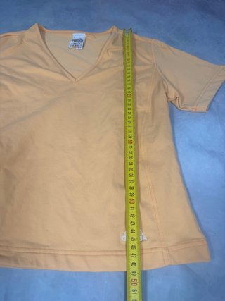 Camiseta Adidas Naranja V-Neck vintage