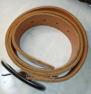 Cinturón Piel Vintage Y2K NYBILO Barcelona T90/36