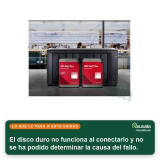 - WD Red Plus disco duro NAS 4TB