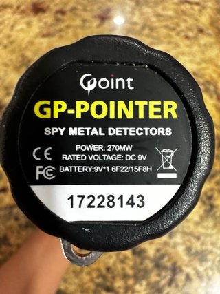 GP-Pointer Detector Metales Mano