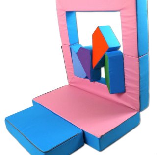 Sofá infantil espuma multicolor
