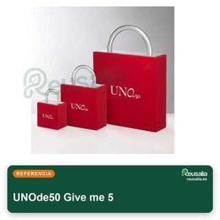 UNOde50 pulsera Give me 5 plata artesanal