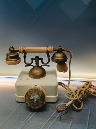 Telefono VINTAJE Fijo Elasa - CTNE, ECUALIZADO, marcador rotativo