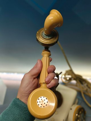 Telefono VINTAJE Fijo Elasa - CTNE, ECUALIZADO, marcador rotativo