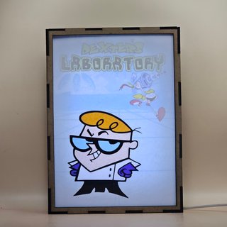 Lampada Dexter Doppia Immagine dal Laboratorio di Dexter
