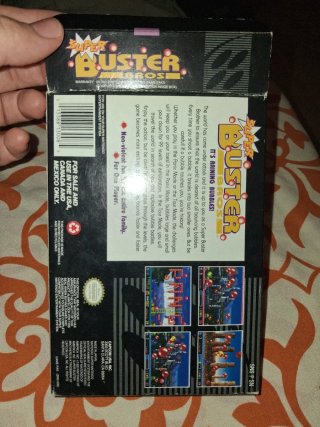 Super Buster Bros / Super Pang SNES NTSC como Nuev