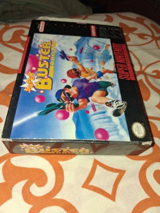 Super Buster Bros / Super Pang SNES NTSC como Nuev
