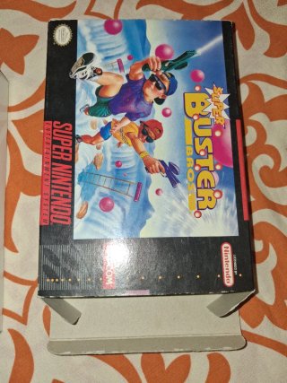 Super Buster Bros / Super Pang SNES NTSC como Nuev