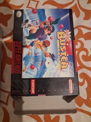 Super Buster Bros / Super Pang SNES NTSC como Nuev