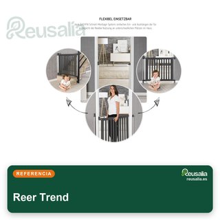 Reer Trend rejilla puerta madera seguridad