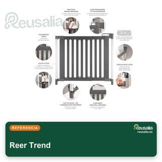 Reer Trend rejilla puerta madera seguridad