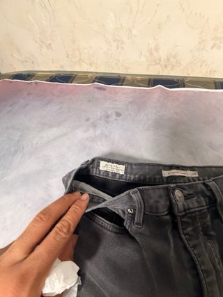 Pantalones Levi's grises mujer