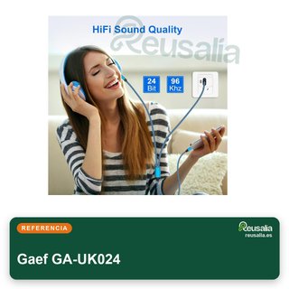 Gaef Cable Lightning 2 en 1 iPhone
