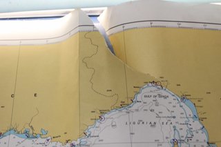 Carta de navegación Mediterráneo Occidental. Mediterranean Sea Western Part. 1983.