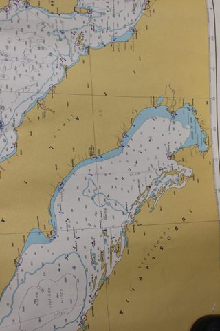 Carta de navegación Mediterráneo Occidental. Mediterranean Sea Western Part. 1983.