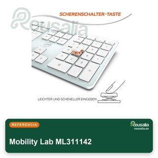 Mobility Lab teclado alemán cable Mac