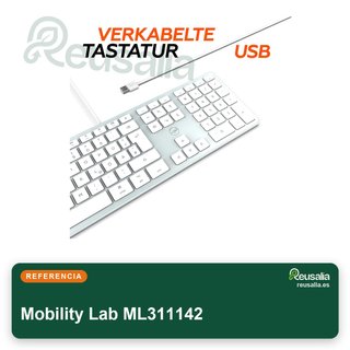 Mobility Lab teclado alemán cable Mac