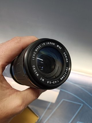 objetivo Super Cosina 70-210mm f 4.5-5.6 MC Macro PS Camera Lens Pentax- Mount M42