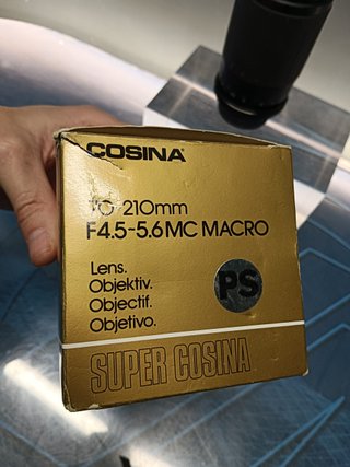 objetivo Super Cosina 70-210mm f 4.5-5.6 MC Macro PS Camera Lens Pentax- Mount M42