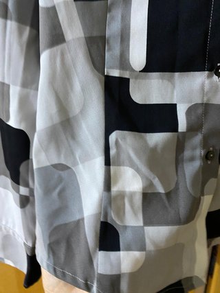 Camisa Zara Estampado Retro