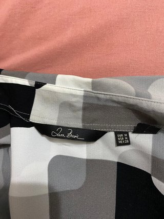 Camisa Zara Estampado Retro