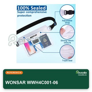 WONSAR bolsa impermeable riñonera deportes