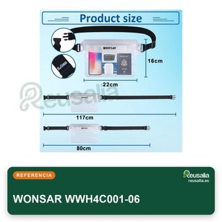 WONSAR bolsa impermeable riñonera deportes