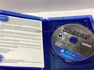 metal gear solid v: the definitive edition ps4