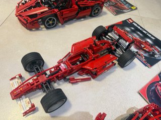 Colección 3 Ferraris Lego. Para exposicion.