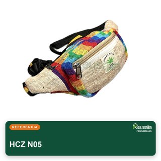 Riñonera Hippie Nepal algodón 3 bolsillos