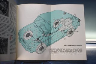 Seat 850 Manual de Uso y Entretenimiento. 1967. Primera edición.