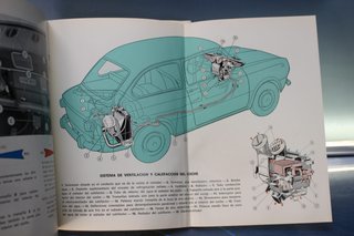 Seat 850 Manual de Uso y Entretenimiento. 1967. Primera edición.