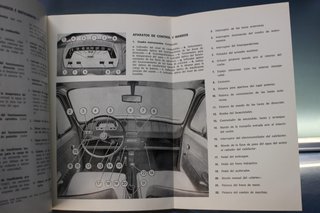 Seat 850 Manual de Uso y Entretenimiento. 1967. Primera edición.