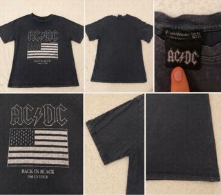 Camiseta AC/DC Back in Black Talla XS