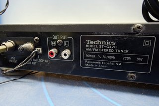 Sintonizador Technics ST-G470 Stereo AM/FM Negro