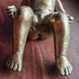 Antiguo gran Querubín de Bronce