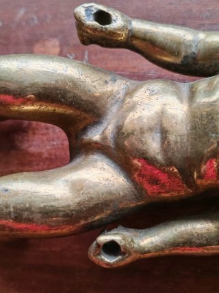 Antiguo gran Querubín de Bronce