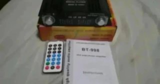 Amplificador Audio BT998 Bluetooth 4 Canales 1600W