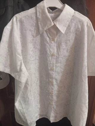 Camisa Mariña Riveiro Encaje Vintage. Xxl