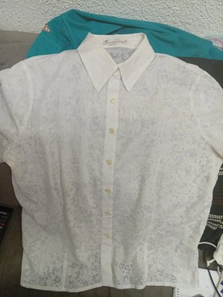 Camisa Mariña Riveiro Encaje Vintage. Xxl