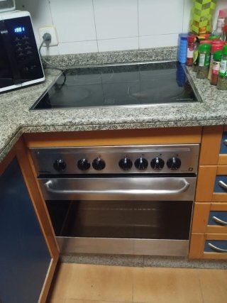 Vitrocerámica y horno