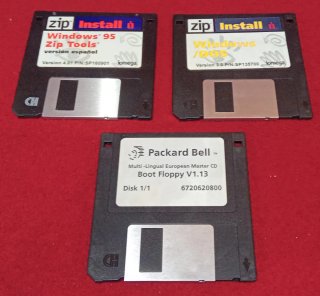 Disquetes 3.5 Qv Link-PC Trio-Zip Install-PB