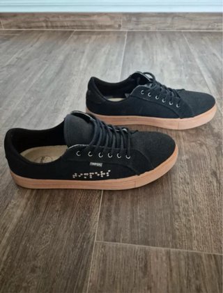 Zapatillas Veganas Timpers Talla 42 Marrón y Negro