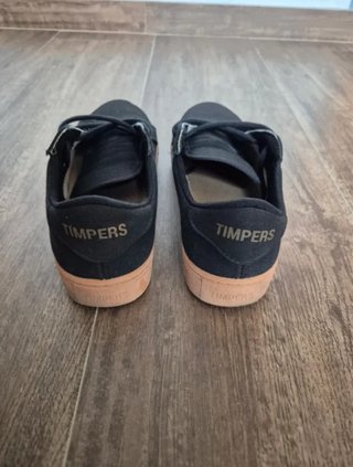 Zapatillas Veganas Timpers Talla 42 Marrón y Negro