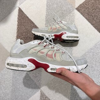 Nike Air Max Plus bianche e rosse