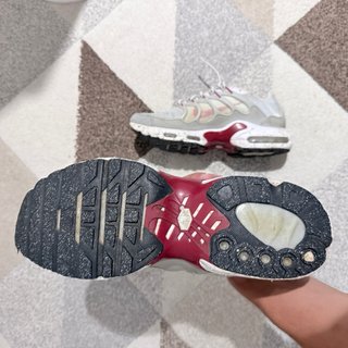 Nike Air Max Plus bianche e rosse