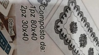 Tris Centrini Shabby Chic Rosa Bianco