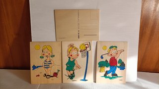 3 Postales Ilustradas X Mario