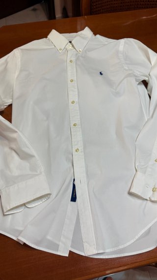 Camicia Ralph Lauren Button Down Bianca